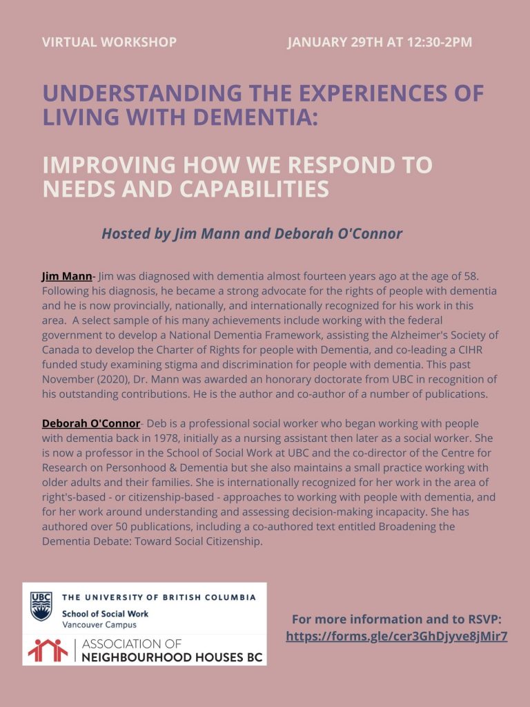Understanding the Experiences of Living with Dementia